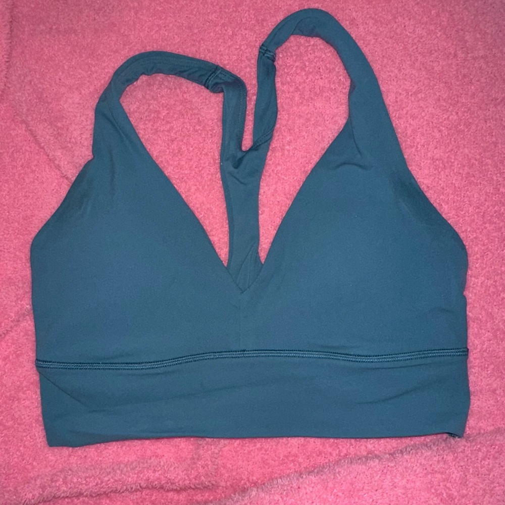 Athleta Transcend Sports Bra (TEAL)